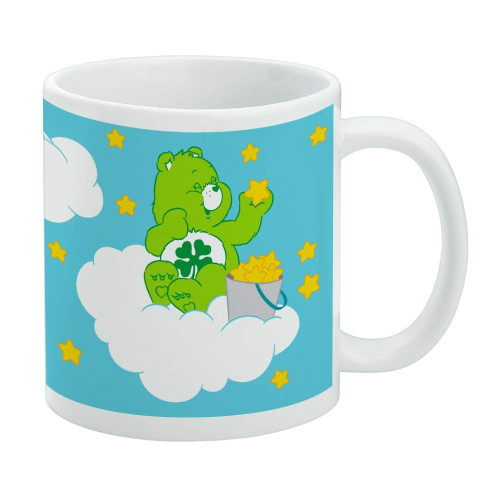 GRAPHICS & MORE Care Bears Good Luck Bear Ceramic Coffee Mug, Novelty Gift Mugs for Coffee, Tea and Hot Drinks, 11oz, White