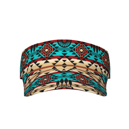Cute Native American Visors for Women Mens Sun Visor Hats Sports Outdoor Tennis Running Adjustable Beach Cap Sun Hats