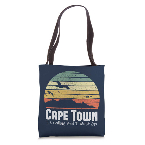 Cape Town Is Calling And I Must Go South Africa Vintage Tote Bag