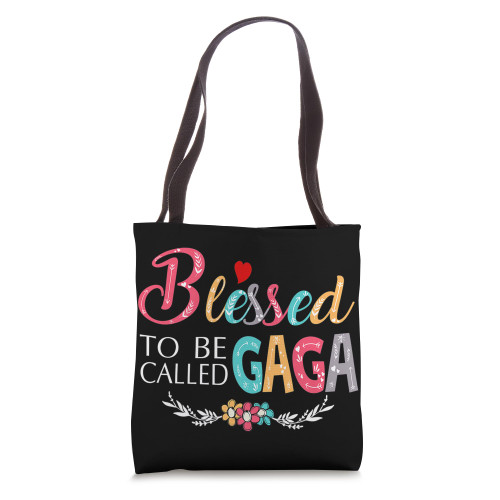 Blessed to be called Gaga Colorful For Grandma Tote Bag