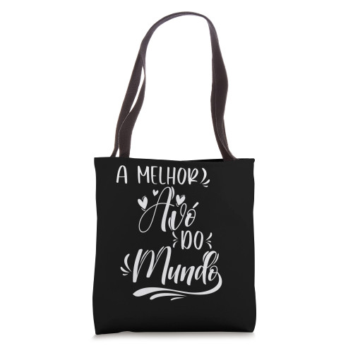 A Melhor Avo Do Mundo Portuguese Grandma Tote Bag