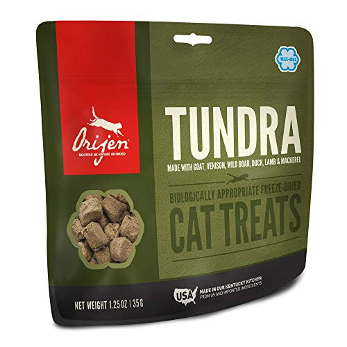 Orijen Freeze-Dried Cat Treats, Tundra, Biologically Appropriate & Grain Free, 1.25 Ounces