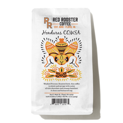Red Rooster Coffee Roaster, Seasonal Honduras, 12OZ / Whole Bean