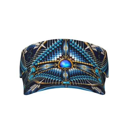 Cute Native American Sport Sun Visor Hats Adjustable Empty Top Baseball Cap Native Ball Caps for Women and Men
