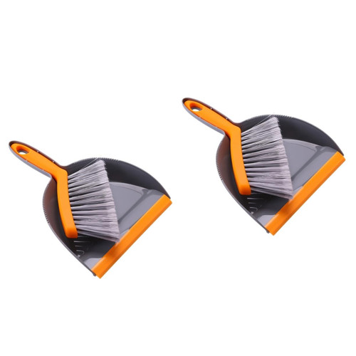 LALAFINA 2pcs Mini Dustpan Keyboard Cleaner Brush Keyboard Cleaning Mini Cleaning Brush Table Broom Portable Desk Table Floor Broom Desktop Cleaning Supplies Sweep dust Keyboard Brush
