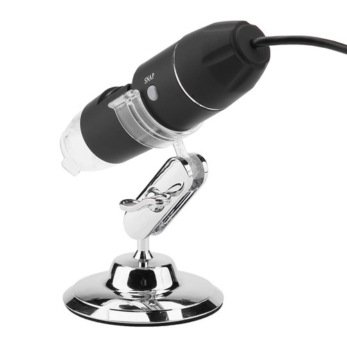 1600X Magnification Endoscope USB Microscope Electronic Magnifier with 8PCS LED for Jewelry Appraisal