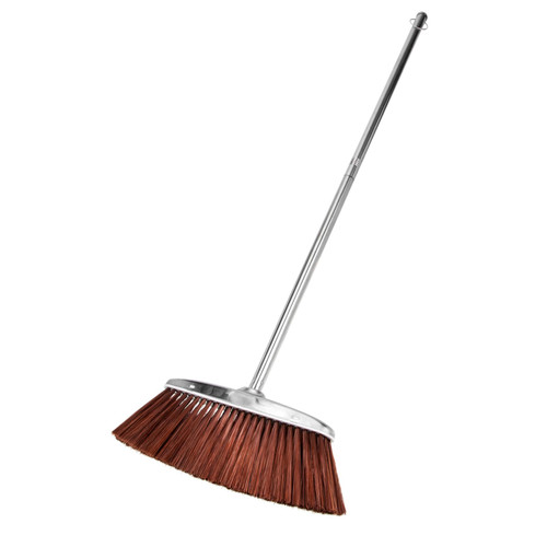MERRYHAPY Trash Cleaning Broom Dustpan Sweeping Tool Floor Brush Broom for Garden Metal Sweeper Broom Bristles Broom Pet Cleaning Supplies Trash Clean Broom Ground Brush Soft Fur Nylon