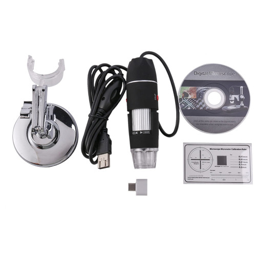 Jaquiain USB Digital Microscope 40X-1000X Handheld Microscope Camera for Students Engineers Biology Microbiological Observation