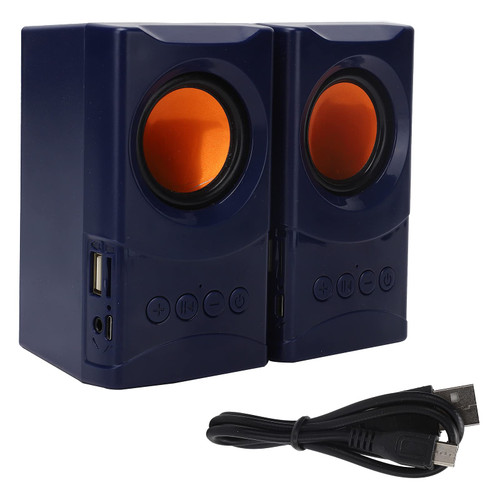 Zopsc Portable Speaker Loud Stereo Sound Vintage Computer Laptop Notebook Desktop Sound Box Wireless Audio Loud Speaker Stereo Subwoofer Loudspeaker