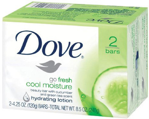 Dove Go Fresh Cool Moisture Beauty Bars, 4 oz bars, 2 ea (Pack of 3) Dove Go Fresh Cool Moisture Beauty Bars, 4 oz bars, 2 ea (Pack of 3)