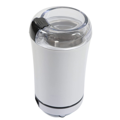 Electric Coffee Grinder, Coffee Bean Grinder with Stainless Steel Blade, 150W Low Noise Spice Grinder for Coffee, Beans, Spice, Nut, Herbs, Pepper (White) Electric Coffee Grinder, Coffee Bean Grinder with Stainless Steel Blade, 150W Low Noise Spice Grinder for Coffee, Beans, Spice, Nut, Herbs, Pepper (White)