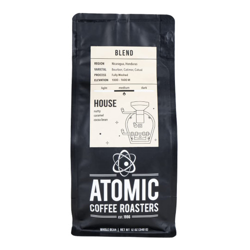 Atomic Coffee Roasters - House Blend, Whole Bean, 12 oz