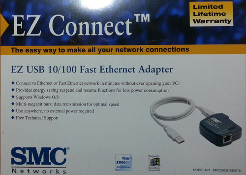 SMC EZ Connect USB 10/100 Fast Ethernet Adapter