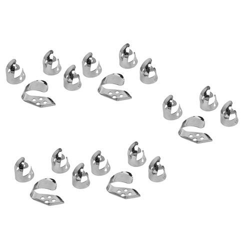 Vaguelly 20 Pcs Guitar Pick Metal Finger Thumb Picks Lute Zither Finger Picks Kalimba Nail Picks Banjo Finger Picks Saddle Thumb Pick Pipa Steel Bass Guitar Pics With Holes Stainless Steel Vaguelly 20 Pcs Guitar Pick Metal Finger Thumb Picks Lute Zither Finger Picks Kalimba Nail Picks Banjo Finger Picks Saddle Thumb Pick Pipa Steel Bass Guitar Pics With Holes Stainless Steel
