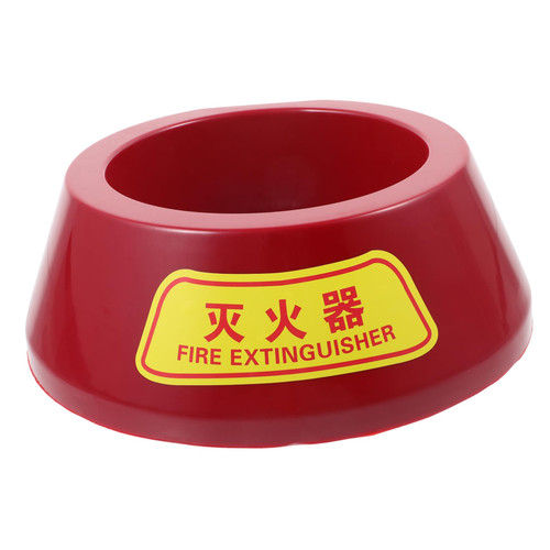 UKCOCO Plastic Plastic fire Extinguisher Base fire Extinguisher Rack Bracket Floor fire Extinguisher Holder Powder fire Extinguisher Holder Supplies Fall to The Ground Dry Powder