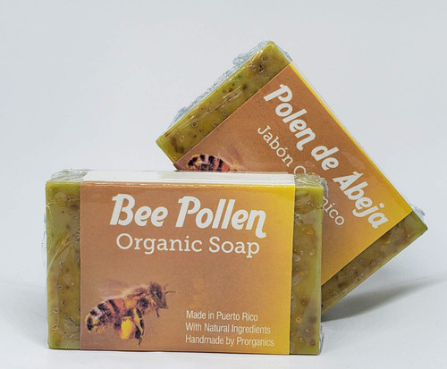 Prorganics Rare Bee Pollen organic soap, 5oz, for face, body