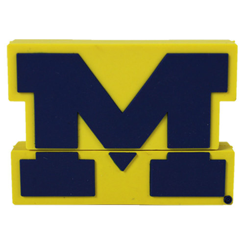Flashscot Collegiate Michigan M Shape USB Drive, 8GB