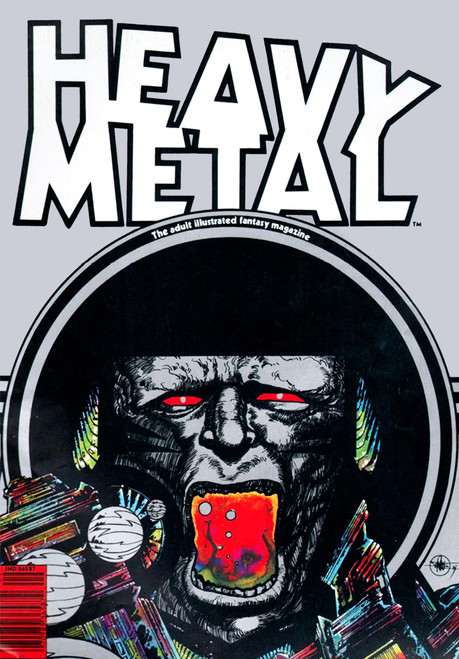 2024 Wall Calendar [12 pages 8"x12"] Heavy Metal Vintage Magazine Covers