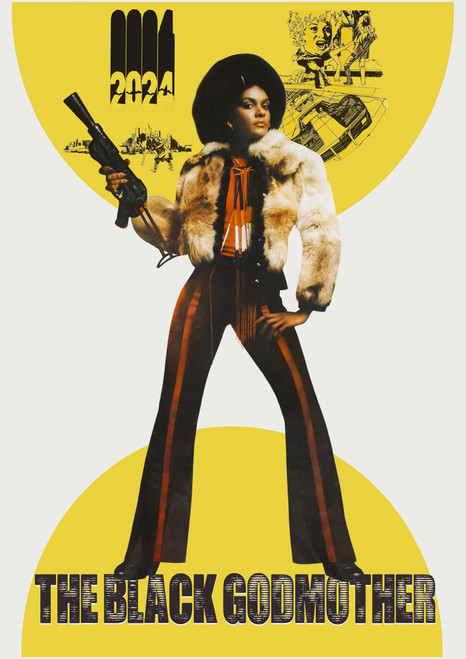 2024 Wall Calendar [12 pages 8"x12"] Blaxploitation Lady # Vintage Trash Movie Posters Reprint
