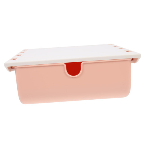 TEHAUX Box Drawer Storage Box Storage Drawers Desk Drawer Desk Organizer Hidden Tray Hidden Drawer Organizer Table Drawer Organizer Under Table Trays Appendix Desktop Office
