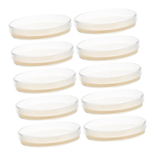 VILLFUL 10pcs Nutrient Agar Plate Mushroom Poured Agar Plates Agar Petri Plate Pre-Poured Petri Plates Petri Dishes with Agar Science Fair Project Kit Agar Medium Child Top Extract