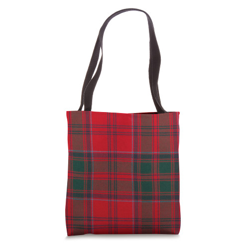 Drummond Clan Scotland Red Plaid Scottish Tartan Tote Bag