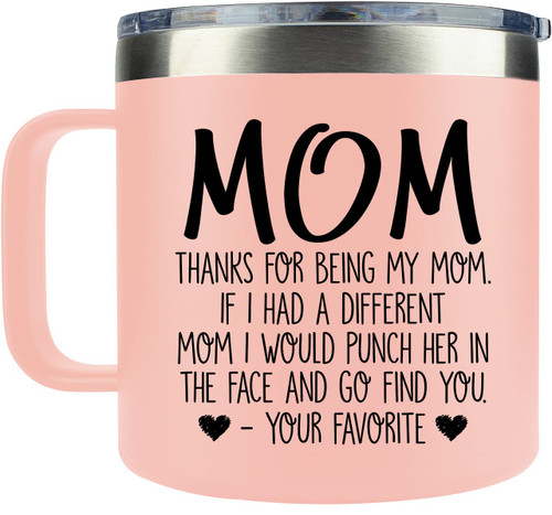 AMAZPRINTS Christmas Gifts for Mom, Women, Wife - Mom Christmas Gifts - Gifts for Mom from Daughter, Son, Kids - Mom Gifts - Birthday Gifts for Mom, Mother - Mom Birthday Gifts - Mom Mug 14oz, Pink AMAZPRINTS Christmas Gifts for Mom, Women, Wife - Mom Christmas Gifts - Gifts for Mom from Daughter, Son, Kids - Mom Gifts - Birthday Gifts for Mom, Mother - Mom Birthday Gifts - Mom Mug 14oz, Pink