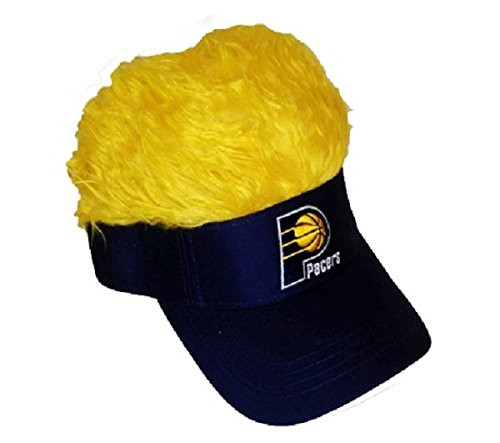 NBA Indiana Pacers Flair Hair Visor, One Size, Yellow