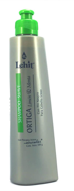 Lehit Ortiga Limon Menta Shampoo Suave Cabello Graso | Nettle Lime Mint for Oily Hair Gentle Shampoo 10.1oz-300ml Lehit Ortiga Limon Menta Shampoo Suave Cabello Graso | Nettle Lime Mint for Oily Hair Gentle Shampoo 10.1oz-300ml