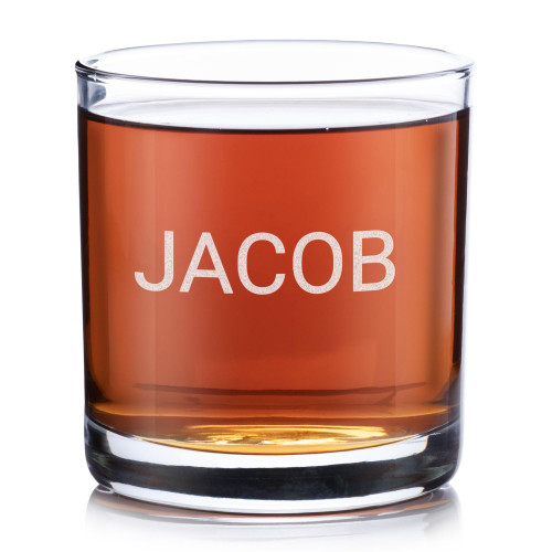 Lifetime Creations Engraved Personalized Name Whiskey Glass 10.5 oz - Old Fashioned Rocks Glass with Name, Monogrammed Scotch Glass Groomsmen Gift, Dishwasher Safe Lifetime Creations Engraved Personalized Name Whiskey Glass 10.5 oz - Old Fashioned Rocks Glass with Name, Monogrammed Scotch Glass Groomsmen Gift, Dishwasher Safe