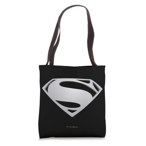 Zack Snyder's Justice League Superman Black Suit Symbol Tote Bag