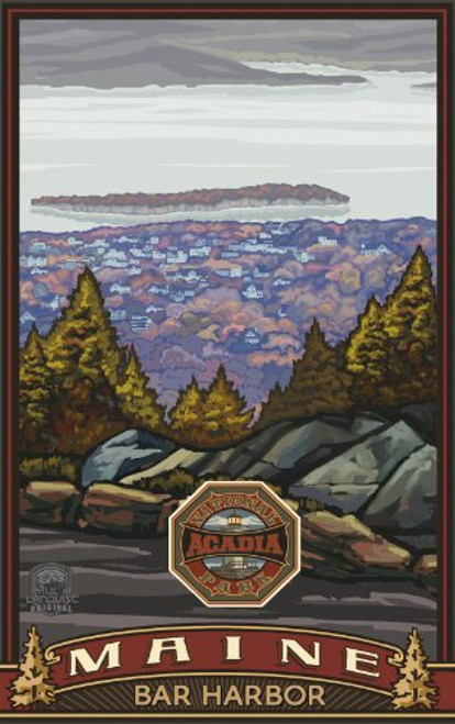 Northwest Art Mall Acadia National Park Bar Harbor Maine Wall Art by Paul A Lanquist, 11 by 7-Inch Northwest Art Mall Acadia National Park Bar Harbor Maine Wall Art by Paul A Lanquist, 11 by 7-Inch