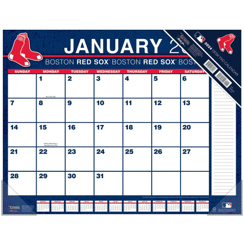 Turner Licensing, MLB Boston Red Sox 2024 Desk Pad