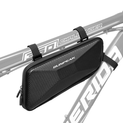 Sunpeak Bike Frame Bag Bike Storage Triangle Bag Bicycle Under Top Tube Bag Water-resistant Hard-shell EVA Cycling Pouch for Mountain and Road Bike Sunpeak Bike Frame Bag Bike Storage Triangle Bag Bicycle Under Top Tube Bag Water-resistant Hard-shell EVA Cycling Pouch for Mountain and Road Bike