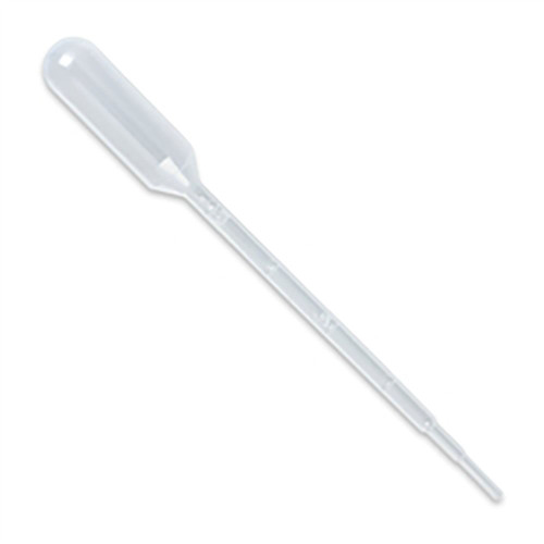 SciencePurchase 500 Pack Plastic Transfer Pipettes, Graduated to 1mL, 0.25mL Graduation