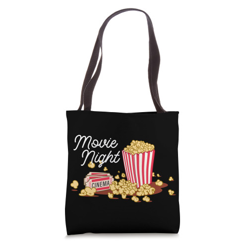 Movie Night Filmeabend Popcorn Tote Bag Movie Night Filmeabend Popcorn Tote Bag