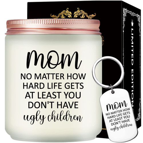 Maybeone Gifts for Mom from Daughter Son - Mom Birthday Gifts - Lavender Scented Candle Gifts for Mom - Mothers Day Christmas Gifts for Mom, Mommy, Wife, Mother