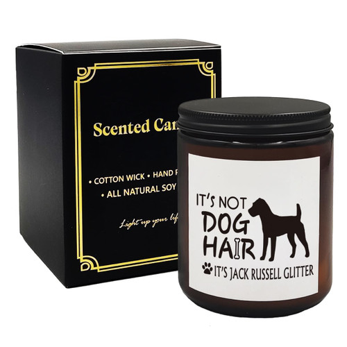 Mancheng-zi Jack Russell Terrier Scented Candle,Jack Russell Terrier Gifts for Women,Black Jack Russell Terrier Gifts,It's Not Dog Hair It's Jack Russell Glitter Scented Candles Mancheng-zi Jack Russell Terrier Scented Candle,Jack Russell Terrier Gifts for Women,Black Jack Russell Terrier Gifts,It's Not Dog Hair It's Jack Russell Glitter Scented Candles