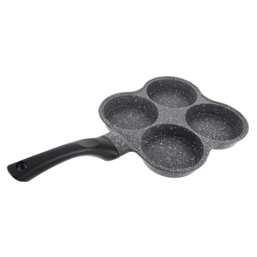 MAGICLULU 1pc 4 Pot Non Stick Egg Cooker Egg Cooking Pan Omelette Maker Nonstick Mini Saucepan Multi Egg Frying Pan Non-stick Pan Omelette Pan Nonstick Pan Plastic Pancake Pan Hamburger