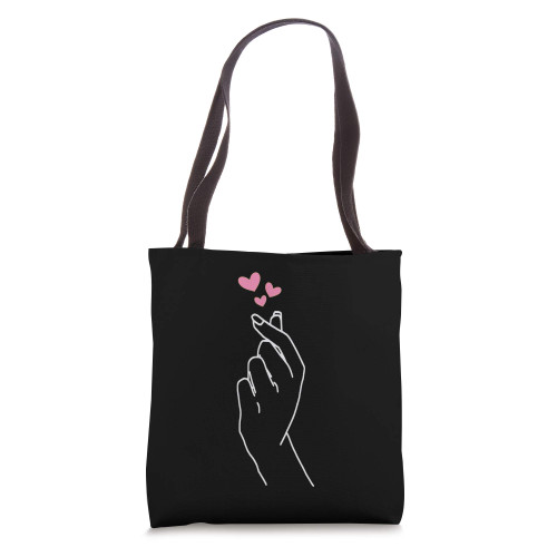 Kpop K-pop Merchandise Korean Drama Kdrama Merch Heart Tote Bag