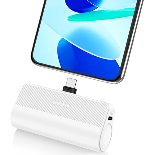 KKD Portable Charger, Mini 5000mAh 15W Fast Charging Power Bank, USB C Battery Pack Backup Charger for iPhone 15/15 Plus/15 Pro/15 Pro Max Samsung S23/S22,Android Type C Phones and More
