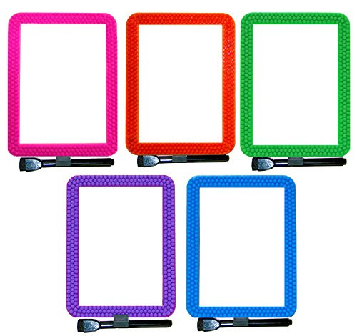 Inkology Color Rush Rhinestone Magnetic Locker Dry Erase Board with Marker, Color May Vary (357-1)