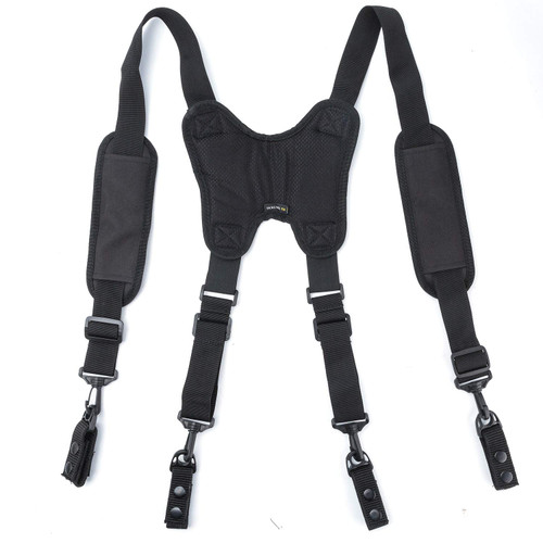 Dr.TOUGH Police Suspender for Duty Belt Tactical Suspenders for Law Enforcement with Padded Adjustable Shoulder (Black) Dr.TOUGH Police Suspender for Duty Belt Tactical Suspenders for Law Enforcement with Padded Adjustable Shoulder (Black)