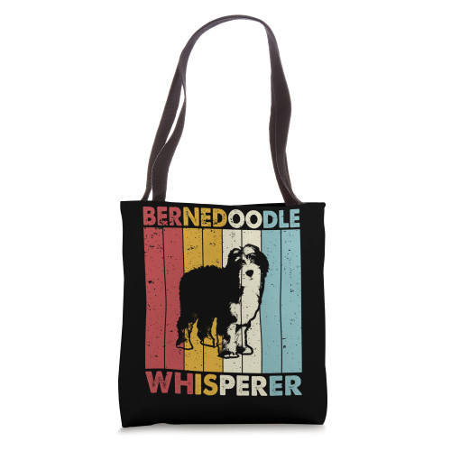 Dog Dad Mom Whisperer - Vintage Bernedoodle Tote Bag