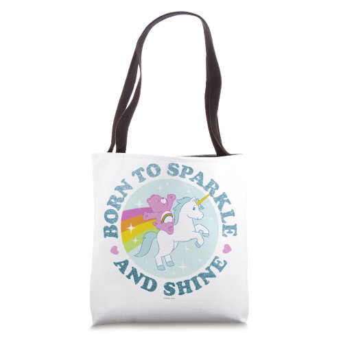 Care Bears Born To Sparkle And Shine With Cheer Bear Tote Bag Care Bears Born To Sparkle And Shine With Cheer Bear Tote Bag
