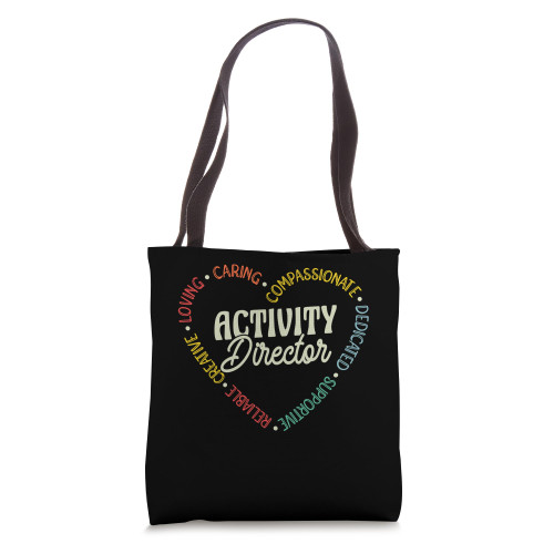 Awesome Activity Director Activity Professionals Week Heart Tote Bag