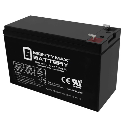 12V 7.2AH SLA Replacement for DSC System PC1550 Alarm Battery