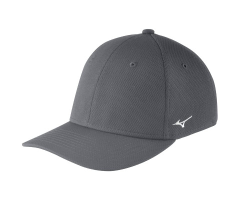 Mizuno unisex adult Large/X-large Hat, Charcoal, Large-X-Large US