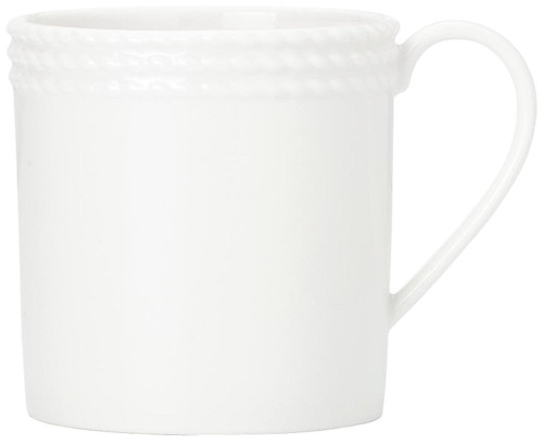 Kate Spade New York Wickford Mug, 0.65 LB, White
