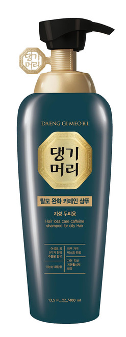 Daeng Gi Meo Ri - Houttuynia Cordata Herbal Extracts Shampoo for Hair Loss Care and Oily Hair, K-beauty, Effective Scalp Cleansing, Caffeine-infused Formula, 13.5 fl oz